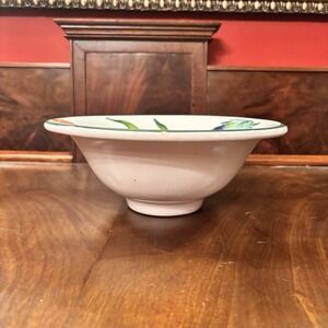 VARM Ceramica Italy Hand Decorated Footed Serving Bowl 10" Vegetable Pattern